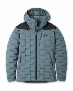 Stio Men's Skillet Stretch Down Hooded Jacket -Stio Online Store M Skillet Stretch Down Hooded Jacket Stormy Weather
