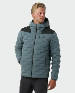 Stio Men's Skillet Stretch Down Hooded Jacket -Stio Online Store M Skillet Stretch Down Hooded Jacket Stormy Weather 3