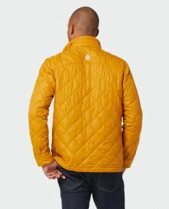 Stio Men's Skycrest Insulated Snap Shirt -Stio Online Store M Skycrest Snap Shirt Bourbon 4 Top