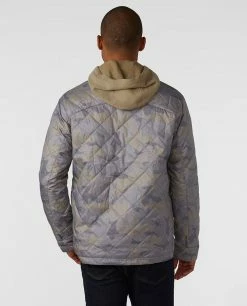 Stio Men's Skycrest Insulated Snap Shirt -Stio Online Store M Skycrest Snap Shirt Powder Fox Camo 2 f5da9ced b88e 4fa2 b21a 47fac68f198b