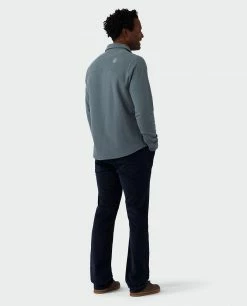 Stio Men's Thermop Fleece Snap Shirt -Stio Online Store M Thermop Fleece Snap Shirt Stormy Weather 5