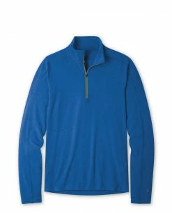 Stio Men's Tipton Tech Half Zip -Stio Online Store M Tipton Tech Half Zip Alpine Lake Heather