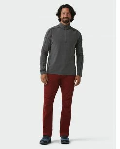 Stio Men's Tipton Tech Half Zip -Stio Online Store M Tipton Tech Half Zip Boundary Black Heather 4