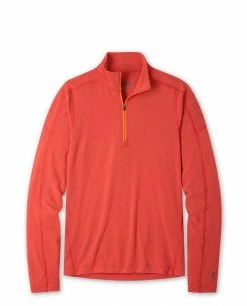Stio Men's Tipton Tech Half Zip -Stio Online Store M Tipton Tech Half Zip Risk Red