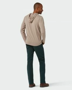 Stio Men's Tipton Tech Hooded Henley -Stio Online Store M Tipton Tech Hooded Henley Rodeo Dust Heather 4