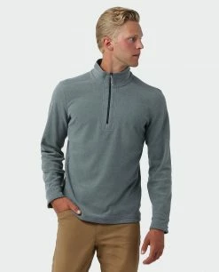 Stio Men's Turpin Fleece Half Zip -Stio Online Store M Turpin Fleece Half Zip Stormy Weather Heather 1