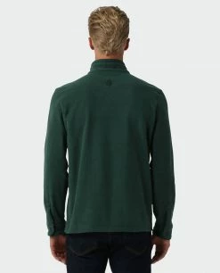 Stio Men's Turpin Fleece Half Zip -Stio Online Store M Turpin Fleece Half Zip Treeline Green Heather 3