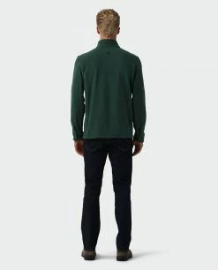 Stio Men's Turpin Fleece Half Zip -Stio Online Store M Turpin Fleece Half Zip Treeline Green Heather 5
