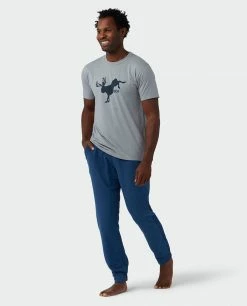 Stio Men's Turpin Fleece Pant -Stio Online Store M Turpin Fleece Pant Navy Peony Temp 3