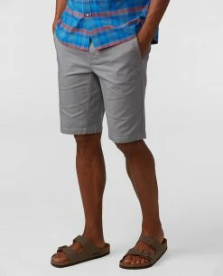 Stio Men's Tusky Canvas Short -Stio Online Store M Tusky Canvas Short Moon Dust 1