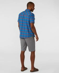 Stio Men's Tusky Canvas Short -Stio Online Store M Tusky Canvas Short Moon Dust 4