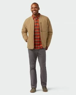 Stio Men's West Butte Insulated Jacket -Stio Online Store M West Butte Insulated Jacket Boot Brown 7