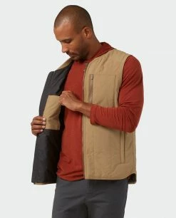 Stio Men's West Butte Insulated Vest -Stio Online Store M West Butte Insulated Vest Boot Brown 2
