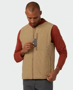 Stio Men's West Butte Insulated Vest -Stio Online Store M West Butte Insulated Vest Boot Brown 3