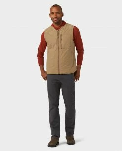 Stio Men's West Butte Insulated Vest -Stio Online Store M West Butte Insulated Vest Boot Brown 5
