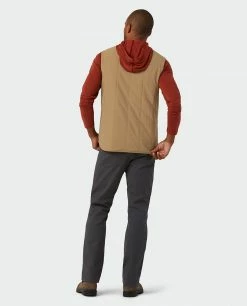 Stio Men's West Butte Insulated Vest -Stio Online Store M West Butte Insulated Vest Boot Brown 6