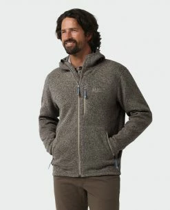 Stio Men's Wilcox Fleece Hoodie -Stio Online Store M Wilcox Fleece Hoodie Scorched Rock 1
