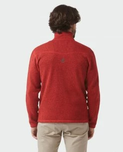 Stio Men's Wilcox Fleece Jacket -Stio Online Store M Wilcox Fleece Jacket Risk Red 4 Top