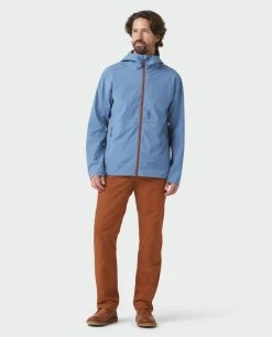 Stio Men's Windy Mile INFINIUM™ Jacket -Stio Online Store M Windy Mile INFINIUM Jacket Sturdy Blue 1 Full