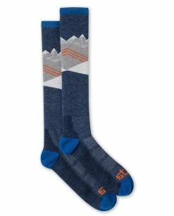 Stio All-Mountain Midweight Ski Sock -Stio Online Store Unisex All Mountain Ski Sock Mullberry