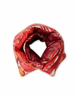 Stio Unisex Hometown Down Scarf -Stio Online Store Unisex Hometown Down Scarf Risk Red Marble Print