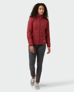 Stio Women's Azura Insulated Jacket -Stio Online Store W Azura Jacket Roasted Beet 4