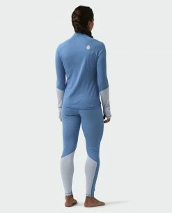 Stio Women's Basis Power Wool™ Zip Neck -Stio Online Store W Basis Power Wool Zip Neck Alpine Lake 5 b371476f af08 4145 b72c b3140a485025