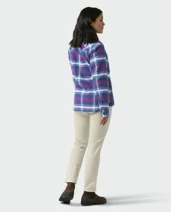 Stio Women's Buckhorn Insulated Snap Shirt -Stio Online Store W Buckhorn Insulated Snap Shirt Mulberry Plaid 6