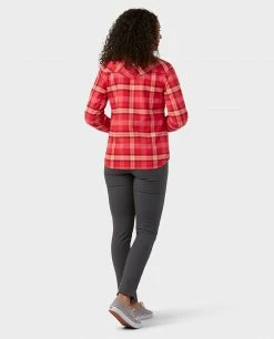 Stio Women's Buckhorn Insulated Snap Shirt -Stio Online Store W Buckhorn Insulated Snap Shirt Risk Red Plaid 6