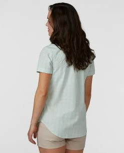 Stio Women's Curtis Camp Shirt SS -Stio Online Store W Curtis Camp Shirt SS Rapid Freeze Plaid 2