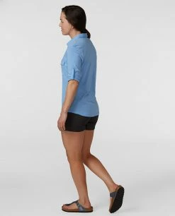 Stio Women's Divide Shirt -Stio Online Store W Divide Shirt Lakeside 4