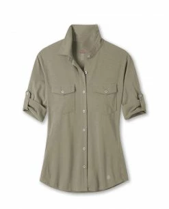 Stio Women's Divide Shirt -Stio Online Store W Divide Shirt Trout Time