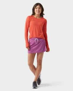 Stio Women's Divide Tee LS -Stio Online Store W Divide Tech Tee LS Azalea Bloom 1 Full