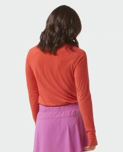 Stio Women's Divide Tee LS -Stio Online Store W Divide Tech Tee LS Azalea Bloom 4 Top