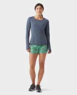 Stio Women's Divide Tee LS -Stio Online Store W Divide Tech Tee LS Mountain Shadow Heather 1 Full