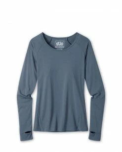 Stio Women's Divide Tee LS -Stio Online Store W Divide Tech Tee LS Mountain Shadow Heather