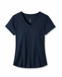 Stio Women's Divide V-Neck SS