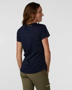 Stio Women's Divide V-Neck SS -Stio Online Store W Divide Vneck SS Mountain Shadow 2