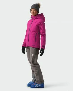 Stio Women's Doublecharge Insulated Jacket -Stio Online Store W Doublecharge Insulated Jacket Backyard Berry 5