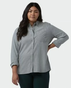 Stio Women's Dovetail Lightweight Flannel Shirt 55 Stio Women's Dovetail Lightweight Flannel Shirt -Stio Online Store W Dovetail Flannel Shirt Moon Dust Alt 1