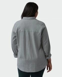 Stio Women's Dovetail Lightweight Flannel Shirt 57 Stio Women's Dovetail Lightweight Flannel Shirt -Stio Online Store W Dovetail Flannel Shirt Moon Dust Alt 3