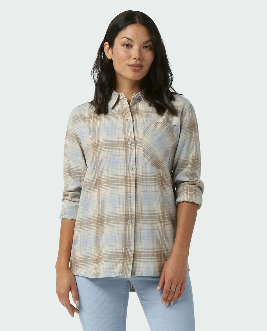 Stio Women's Dovetail Lightweight Flannel Shirt 8 Stio Women's Dovetail Lightweight Flannel Shirt - Image 8