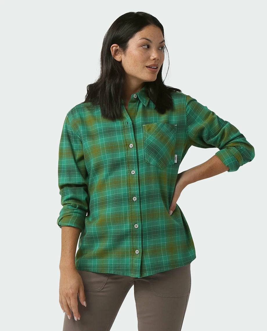 Stio Women's Dovetail Lightweight Flannel Shirt 16 Stio Women's Dovetail Lightweight Flannel Shirt - Image 16
