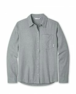 Stio Women's Dovetail Lightweight Flannel Shirt 54 Stio Women's Dovetail Lightweight Flannel Shirt -Stio Online Store W Dovetail Lightweight Flannel Shirt Moon Dust Heather