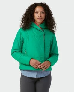 Stio Women's East Butte Insulated Jacket -Stio Online Store W East Butte Insulated Jacket Greenery 1