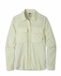 Stio Women's Eddy Guide Shirt LS -Stio Online Store W Eddy Guide Shirt Honey Dew