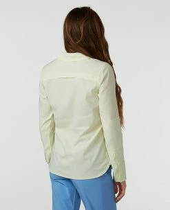 Stio Women's Eddy Guide Shirt LS -Stio Online Store W Eddy Guide Shirt Honey Dew 5