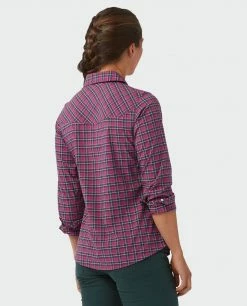 Stio Women's Eddy Shirt LS -Stio Online Store W Eddy Shirt LS Backyard Berry Plaid 3 b2b7ea1c c223 49c9 b9fd 5e4fccaf49c0