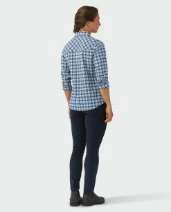 Stio Women's Eddy Shirt LS -Stio Online Store W Eddy Shirt LS Mulberry Plaid 5 2770bdb0 e2ac 4597 af98 b9a2c53aea24