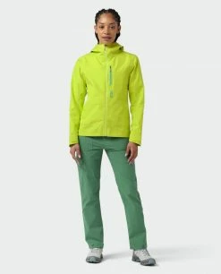 Stio Women's Ender PACLITE® Hooded Jacket 52 Stio Women's Ender PACLITE® Hooded Jacket -Stio Online Store W Ender Paclite Hooded Jacket Lime Zest 1 Full